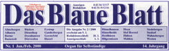 Das Blaue Blatt 2000