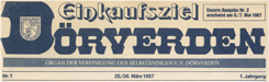 Einkaufsziel Dörverden 1987